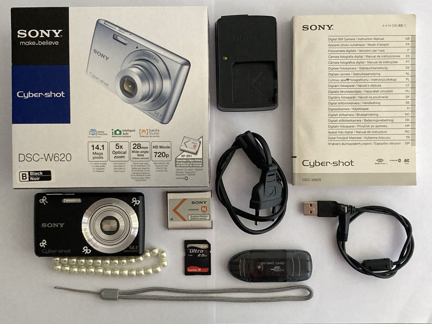 Sony Cyber-Shot DSC-W620 14MP Digital Camera