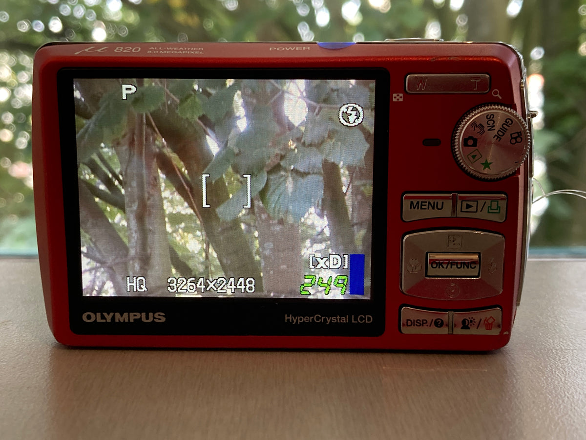 Olympus MJU 820 Red 8MP Digital Camera